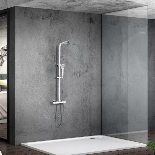 Welland Montana zuhanyrendszer termosztátos csapteleppel