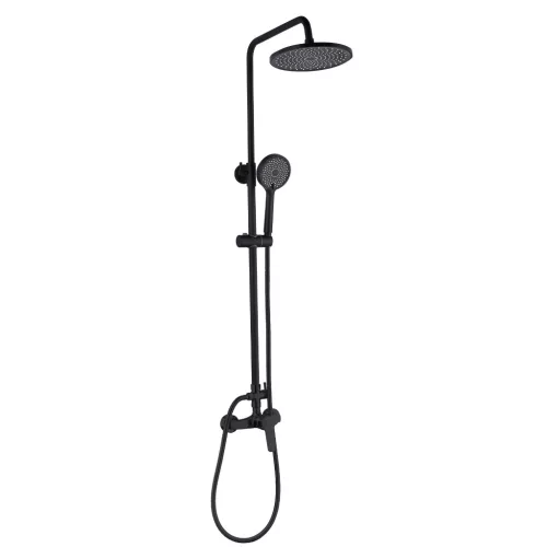 Welland C66 zuhanyrendszer csapteleppel - fekete