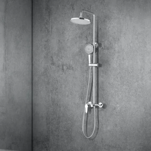 Welland C67 zuhanyrendszer csapteleppel - fekete