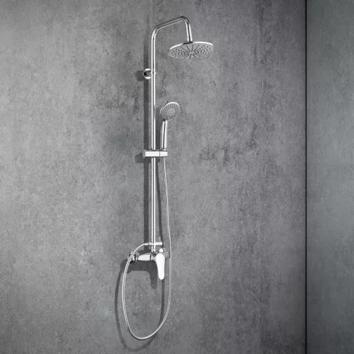 Welland Astra zuhanyrendszer csapteleppel - króm