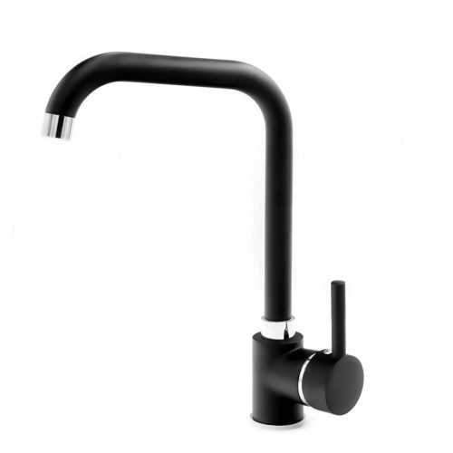 Gránit mosogató NERO Compact + Steel csaptelep + adagoló (bézs)