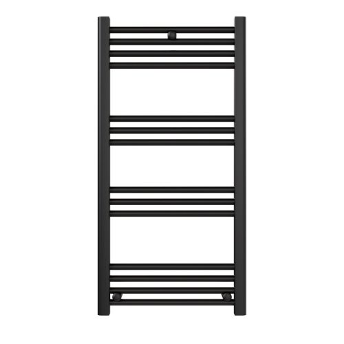 Törölközőszárító radiátor 50 x 100 cm - fekete