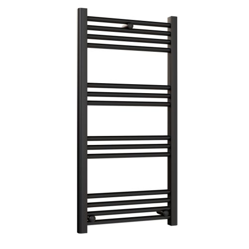 Törölközőszárító radiátor 50 x 100 cm - fekete