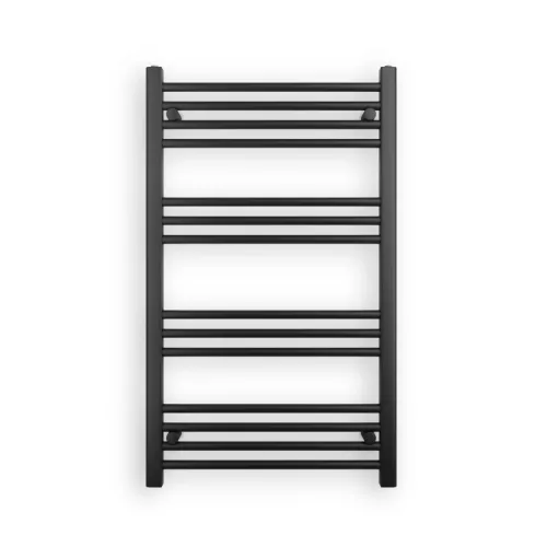 Törölközőszárító radiátor elektromos fűtőpatronnal 60 x 100 cm - Nero Italia AF14-400W (fekete)
