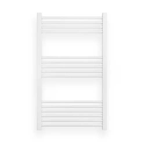 Törölközőszárító radiátor elektromos fűtőpatronnal 50 x 120 cm - Nero Italia -AF-13-400W (fehér)