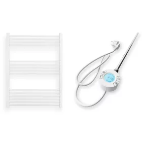   Törölközőszárító radiátor elektromos fűtőpatronnal 75 x 100 cm - Nero Italia S-400W (fehér)