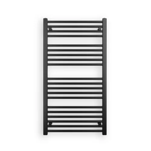 Törölközőszárító radiátor - fekete - 60 x 110 cm