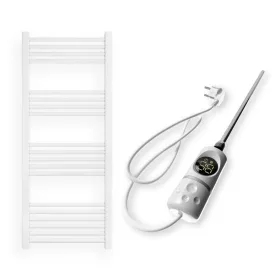 Törölközőszárító radiátor elektromos fűtőpatronnal 50 x 120 cm - Nero Italia -C-400W (fehér)