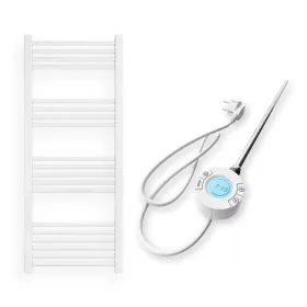   Törölközőszárító radiátor elektromos fűtőpatronnal 50 x 120 cm - Nero Italia S-400W (fehér)