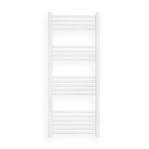 Törölközőszárító radiátor elektromos fűtőpatronnal 50 x 120 cm - Nero Italia -AF-13-400W (fehér)