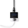 Törölközőszárító radiátor elektromos fűtőpatronnal 50 x 120 cm - Nero Italia -AF-13-400W (fehér)