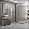 Törölközőszárító radiátor elektromos fűtőpatronnal 60 x 120 cm - Nero Italia -C-400W (fehér)