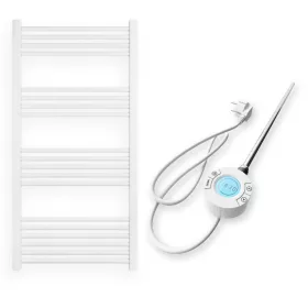 Törölközőszárító radiátor elektromos fűtőpatronnal 60 x 100 cm - Nero Italia S-400W (fehér)