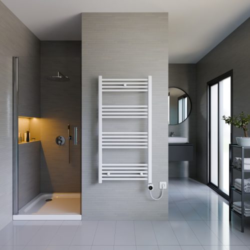 Törölközőszárító radiátor 60 x 120 cm - Nero Italia (fehér)