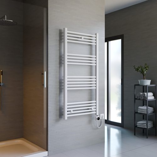 Törölközőszárító radiátor 60 x 120 cm - Nero Italia (fehér)