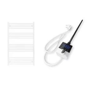 Törölközőszárító radiátor elektromos fűtőpatronnal 75 x 120 cm - Nero Italia -AF-13-400W (fehér)
