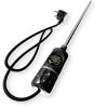 Törölközőszárító radiátor elektromos fűtőpatronnal 40 x 130 cm - Nero Italia C-400W (fekete)