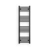 Törölközőszárító radiátor elektromos fűtőpatronnal 40 x 130 cm - Nero Italia AF-13-400W (fekete)