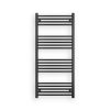 Törölközőszárító radiátor elektromos fűtőpatronnal 60 x 130 cm - Nero Italia AF-13-400W (fekete)