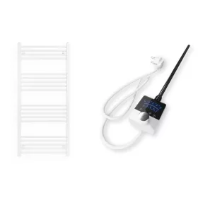 Törölközőszárító radiátor elektromos fűtőpatronnal 60 x 130 cm - Nero Italia -AF-13-400W (fehér)