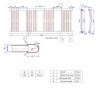 Ecoradco 50 x 130 cm radiátor