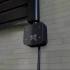 Törölközőszárító radiátor elektromos fútőpatronnal 30 x 140 cm - Nero Italia 400W (fekete)