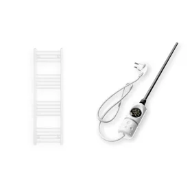 Törölközőszárító radiátor elektromos fűtőpatronnal  40 x 140 cm - Nero Italia -C-400W (fehér)
