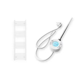   Törölközőszárító radiátor elektromos fűtőpatronnal 40 x 140 cm - Nero Italia S-400W (fehér)