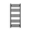 Törölközőszárító radiátor elektromos fűtőpatronnal 60 x 140 cm - Nero Italia AF13-600W (fekete)
