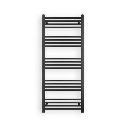 Törölközőszárító radiátor elektromos fűtőpatronnal 60 x 140 cm - Nero Italia C-600W (fekete)