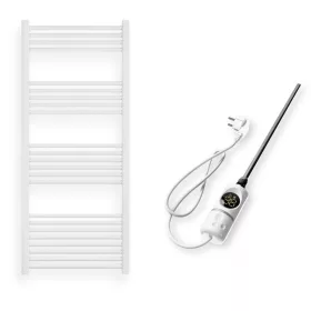   Törölközőszárító radiátor elektromos fűtőpatronnal 60 x 140 cm - Nero Italia C-600W (fehér)