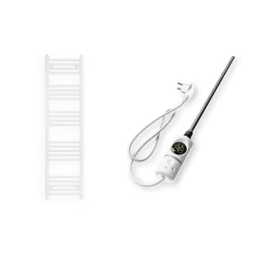 Törölközőszárító radiátor elektromos fűtőpatronnal  40 x 150 cm - Nero Italia -C-400W (fehér)