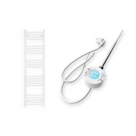   Törölközőszárító radiátor elektromos fűtőpatronnal 40 x 150 cm - Nero Italia S-400W (fehér)