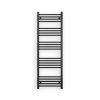 Törölközőszárító radiátor elektromos fűtőpatronnal 50 x 150 cm - Nero Italia C-600W (fekete)