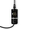 Törölközőszárító radiátor elektromos fűtőpatronnal 50 x 150 cm - Nero Italia C-600W (fekete)