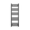 Törölközőszárító radiátor elektromos fűtőpatronnal 50 x 150 cm - Nero Italia AF-05-600W (fekete)