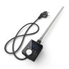 Törölközőszárító radiátor elektromos fűtőpatronnal 60 x 150 cm - Nero Italia AF13-600W (fekete)