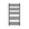 Törölközőszárító radiátor elektromos fűtőpatronnal 75 x 150 cm - Nero Italia C-600W (fekete)