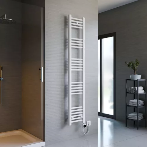 Törölközőszárító radiátor 30 x 160 cm - Nero Italia (fehér)