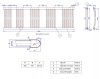 Törölközőszárító radiátor elektromos fűtőpatronnal 50 x 160 cm - Nero Italia S-600W (fekete)