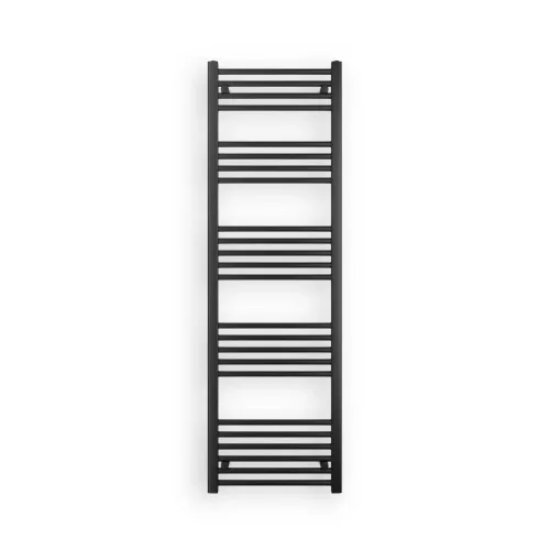 Törölközőszárító radiátor elektromos fűtőpatronnal 50 x 160 cm - Nero Italia AF-13-600W (fekete)