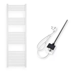 Törölközőszárító radiátor elektromos fűtőpatronnal 50 x 160 cm - Nero Italia C-600W (fehér)