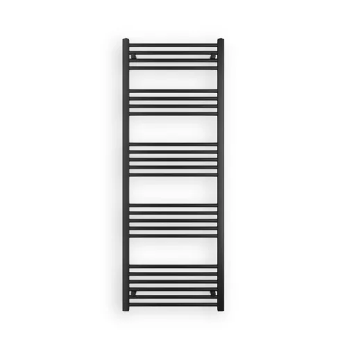 Törölközőszárító radiátor elektromos fűtőpatronnal 60 x 160 cm - Nero Italia S-600W (fekete)