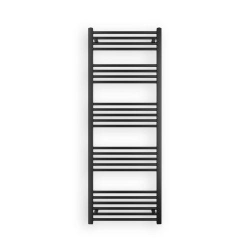 Törölközőszárító radiátor elektromos fűtőpatronnal 60 x 160 cm - Nero Italia S-600W (fekete)