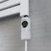 Törölközőszárító radiátor elektromos fűtőpatronnal 60 x 160 cm - Nero Italia C-600W (fehér)