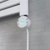 Törölközőszárító radiátor elektromos fűtőpatronnal 60 x 160 cm - Nero Italia S-600W (fehér)