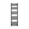 Törölközőszárító radiátor elektromos fűtőpatronnal 50 x 170 cm - Nero Italia C-600W (fekete)
