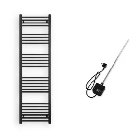   Törölközőszárító radiátor elektromos fűtőpatronnal 50 x 170 cm - Nero Italia AF-05-600W (fekete)