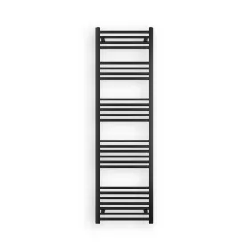Fekete törölközőszárító radiátor 50 x 170 cm