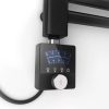 Törölközőszárító radiátor elektromos fűtőpatronnal 60 x 170 cm - Nero Italia AF-13-800W (fekete)